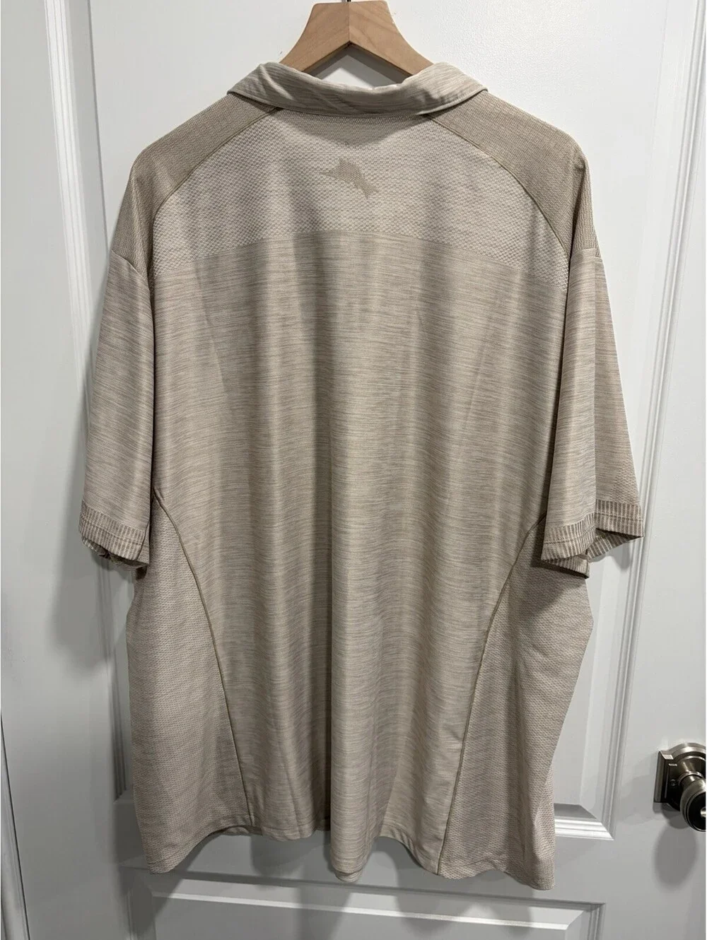 Tommy Bahama Palm Coast IslandZone Polo Shirt Men’s Size 3XLB 3XL Big Tan Beige